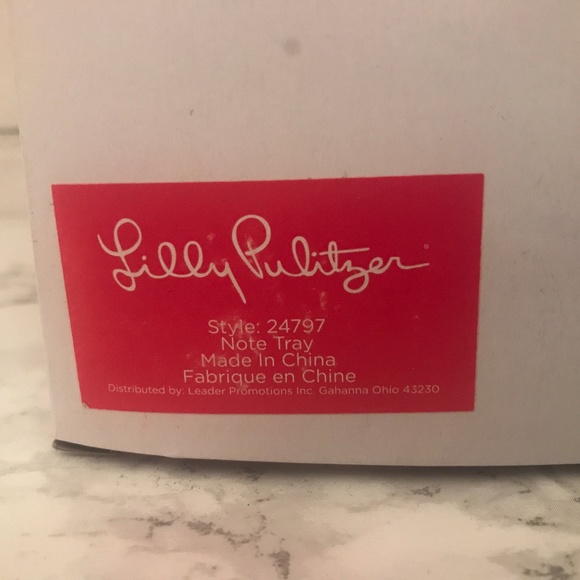 NWT - LILLY PULITZER LACQUER TRAY AND NOTEPAD - Picture 6 of 7
